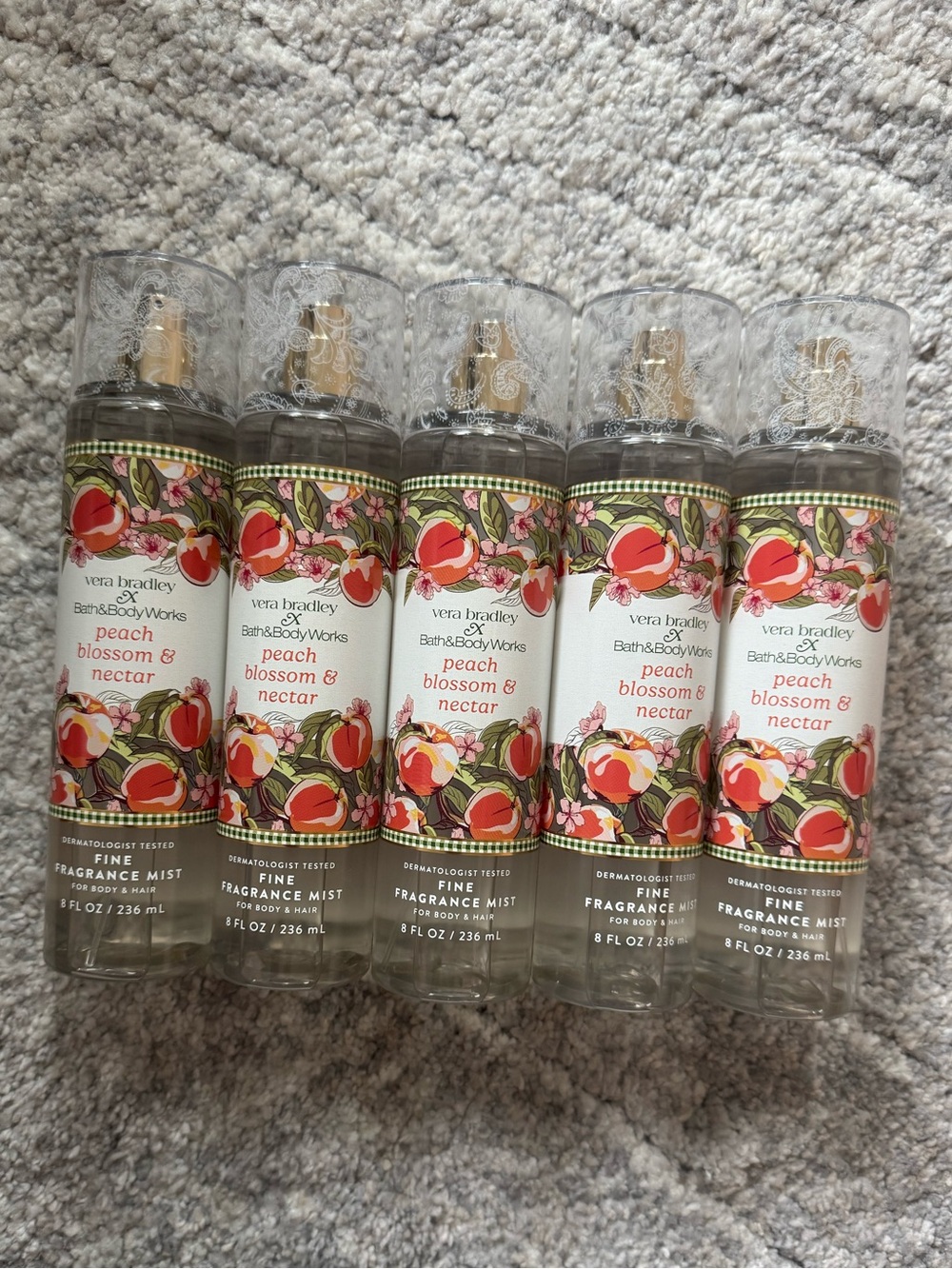 Bath & Body Works- peach blossom & nectar fragrance mist bundle